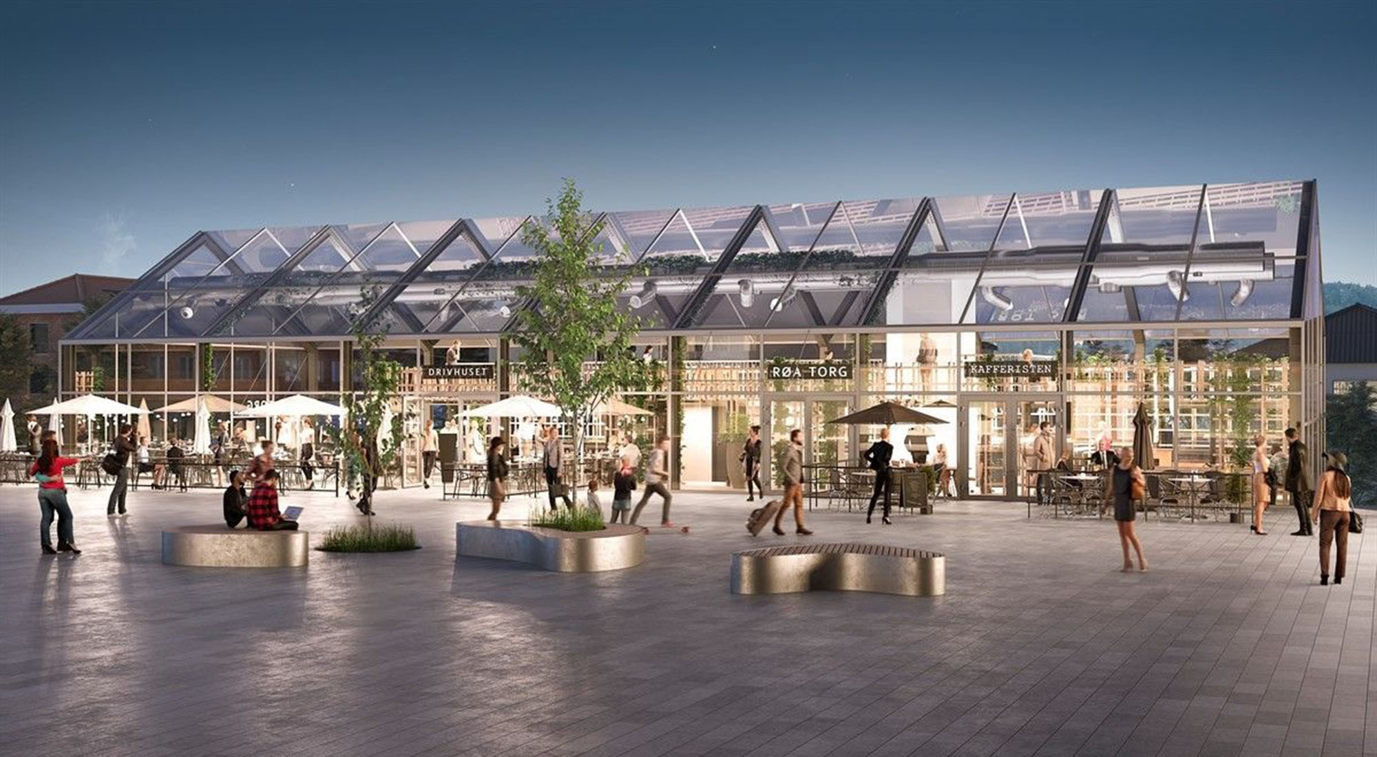 Røa residential area